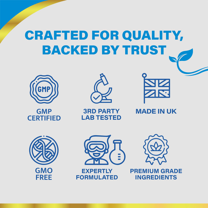 Premium Eye Supplement for Vision & Macular Health – Macu XL Gold Edition with Advanced Nutrient Complex, 120 Vegan Capsules