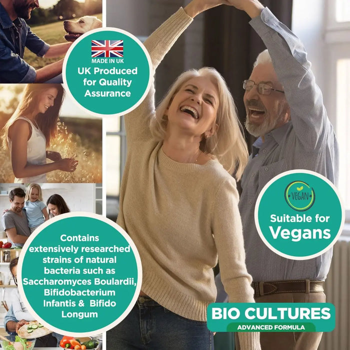 Probiotics Supplement 50 Billion CFU With Prebiotic for Gut & Digestive Health 6 Month Supply Natures Zest