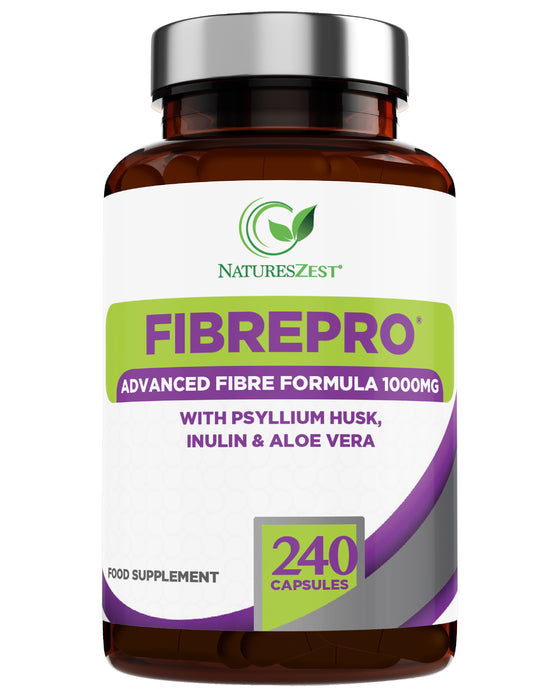 Fibre Pro 1000mg Daily Fibre Supplement, 240 Vegan Capsules