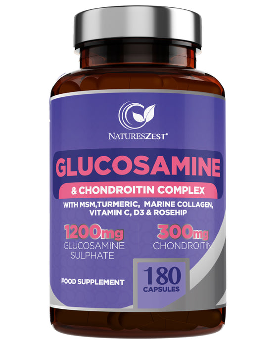 Glucosamine and Chondroitin Complex With MSM 180 Max Strength Capsules