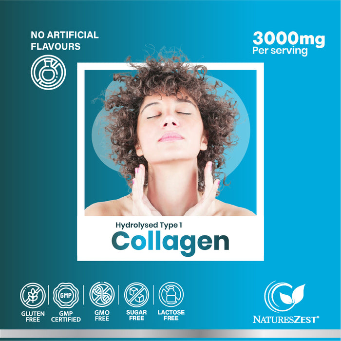 High Strength Marine Collagen for Skin, Hair & Joint Health Support – Collagen Complex 3000mg, 90 Tablets