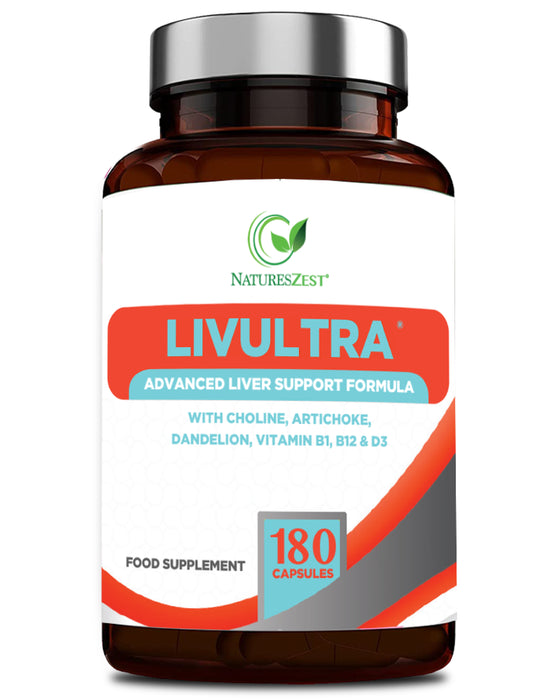 Livultra High Strength Liver Support Supplement Liver Cleanse Detox And Repair 180 Vegan Caps
