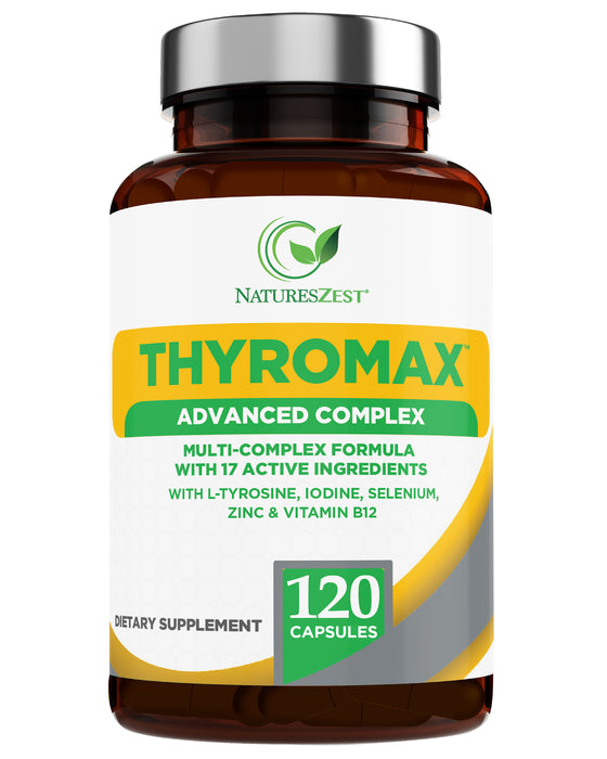 Thyroid Support Supplement for Women & Men - 120 Vegan Capsules