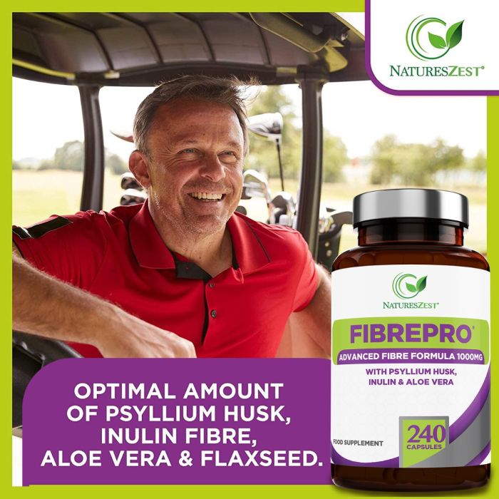 Fibre Pro 1000mg Daily Fibre Supplement, 240 Vegan Capsules
