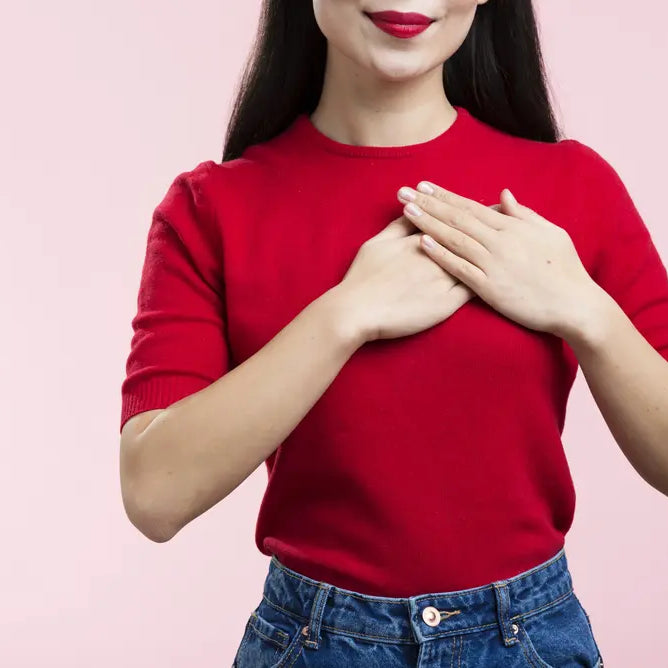 The importance of regular breast self-checking and monitoring for potential early warning signs