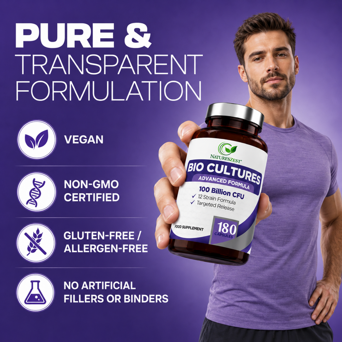 Ultra Strength Daily Probiotic 100 Billion CFU with 12 Strains – Intensive Gut & Digestive Support, 180 Capsules