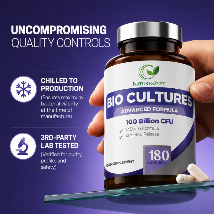 Ultra Strength Daily Probiotic 100 Billion CFU with 12 Strains – Intensive Gut & Digestive Support, 180 Capsules