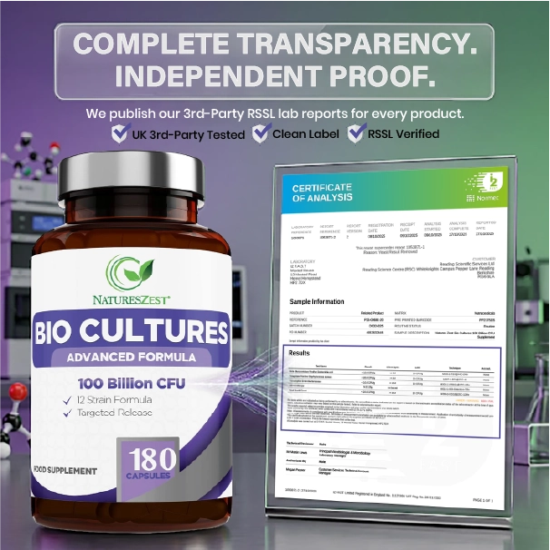 Ultra Strength Daily Probiotic 100 Billion CFU with 12 Strains – Intensive Gut & Digestive Support, 180 Capsules