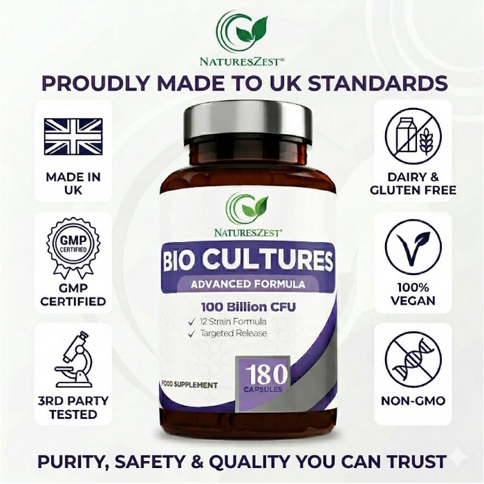 Ultra Strength Daily Probiotic 100 Billion CFU with 12 Strains – Intensive Gut & Digestive Support, 180 Capsules