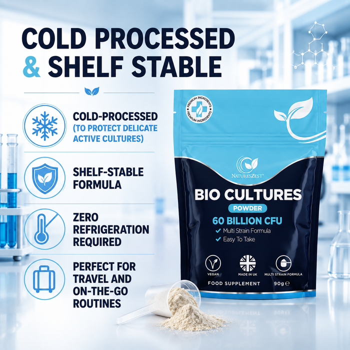 Probiotic Powder for Gut, Digestive & Immune Support – 9-in-1 Bio Cultures Complex, High Strength 60 Billion CFU