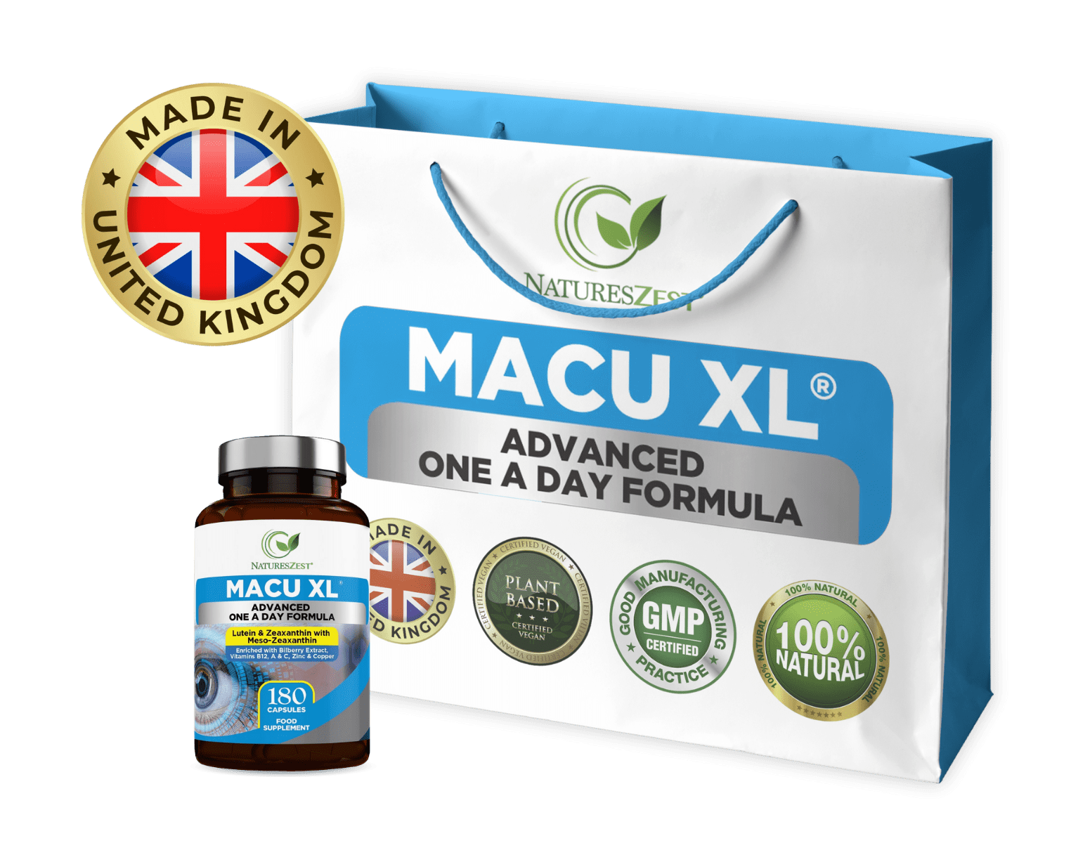 Macu XL lutein and zeaxanthin Eye Supplement for Vision Health ...