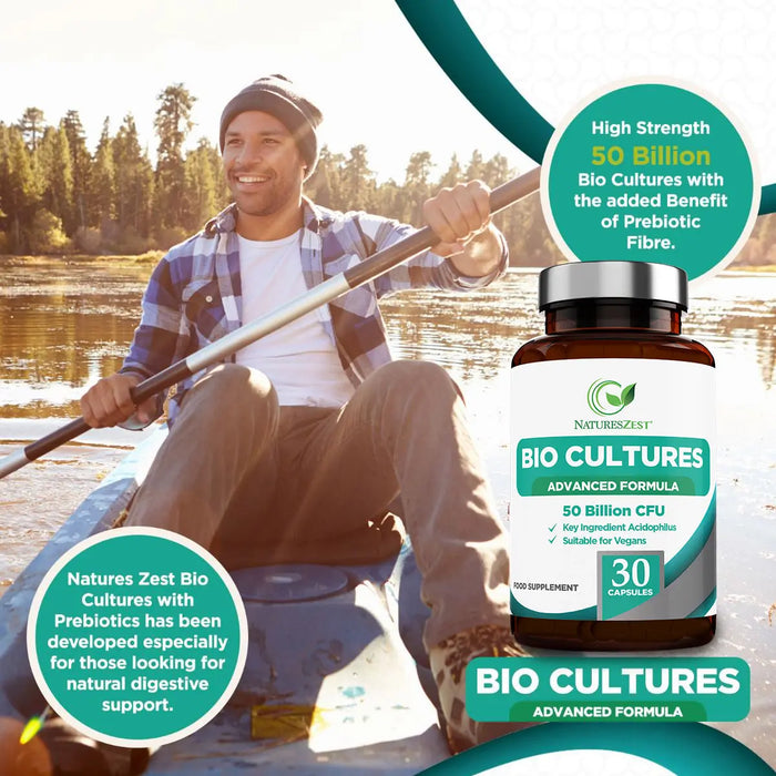 Probiotics 50 Billion Advance Formula 30 Capsules - 1 Months' Supply Trial Natures Zest