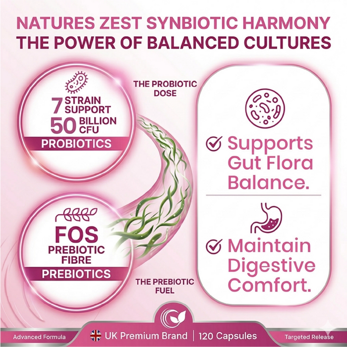 Women's Probiotics 50 Billion CFU With Prebiotics, 4 Months Supply-120 Capsules