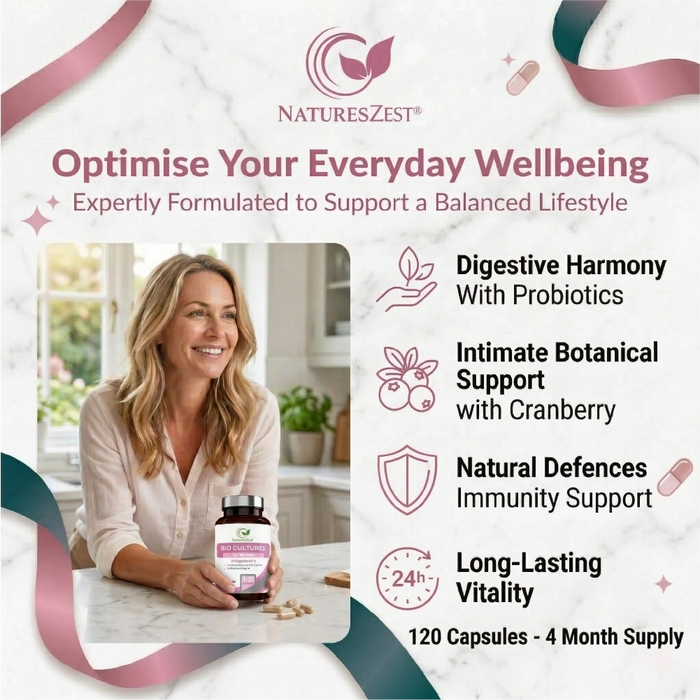 Women's Probiotics 50 Billion CFU With Prebiotics, 4 Months Supply-120 Capsules