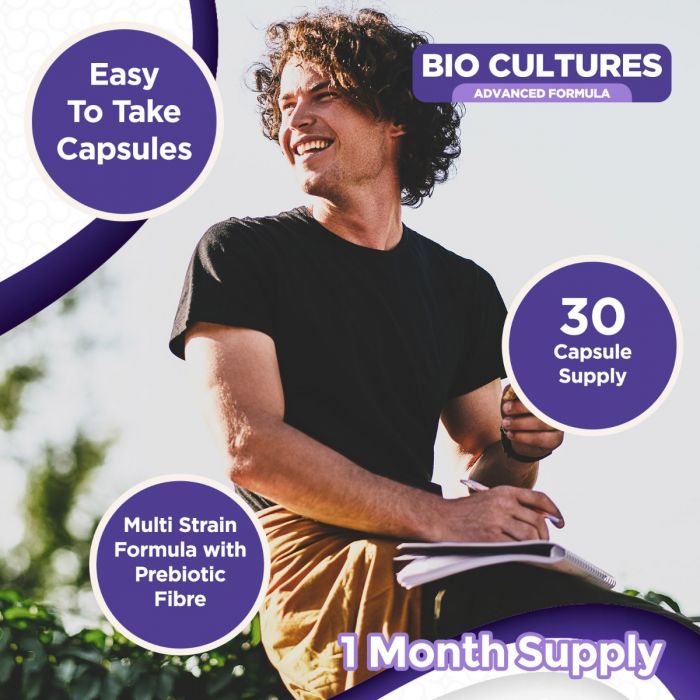 100 Billion CFU Probiotics With Prebiotics 30 Capsules - 1 Months’ Supply