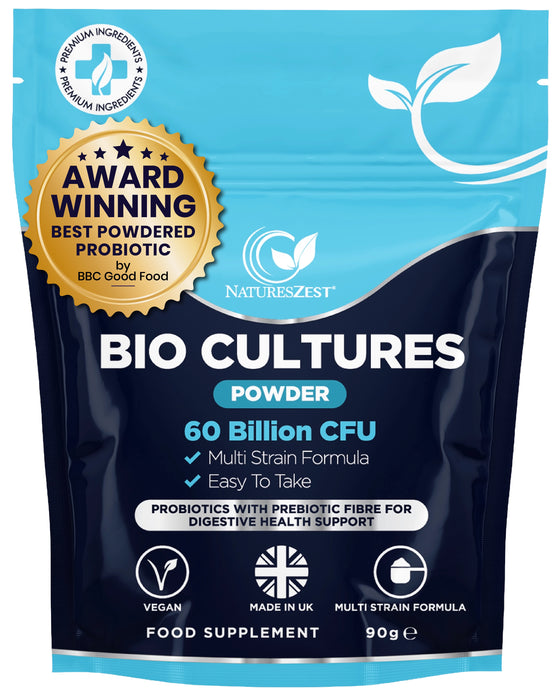 Probiotic Powder for Gut, Digestive & Immune Support – 9-in-1 Bio Cultures Complex, High Strength 60 Billion CFU