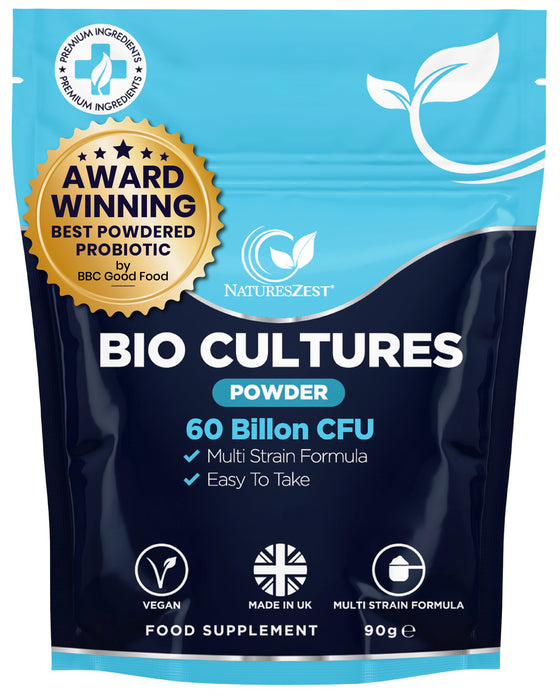 Probiotic Powder for Gut, Digestive & Immune Support – 9-in-1 Bio Cultures Complex, High Strength 60 Billion CFU