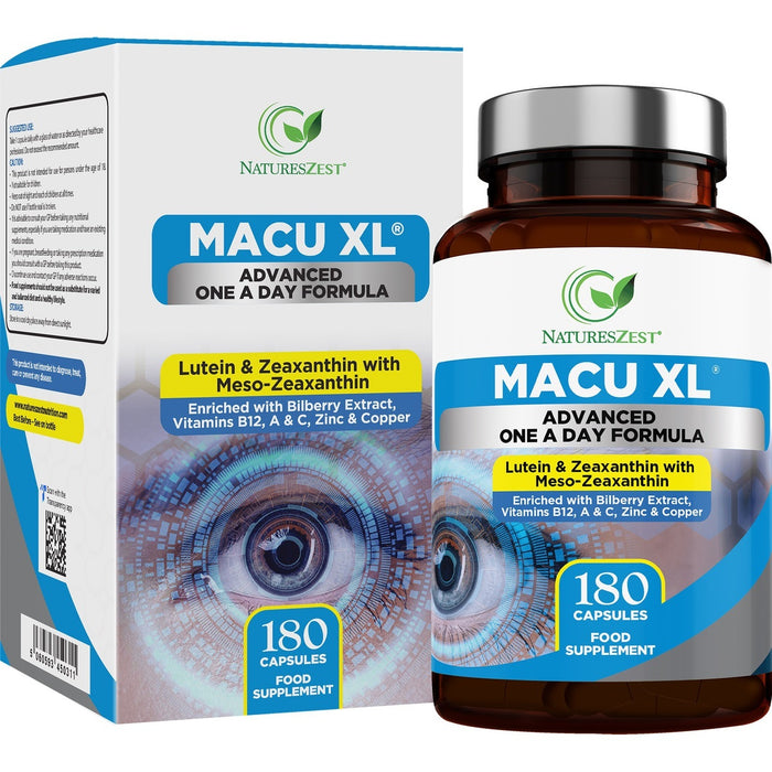 Macu XL Premium Eye Supplement with Lutein & Zeaxanthin  for Vision Health