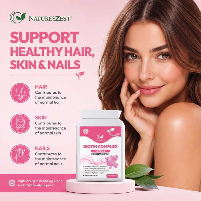 g21 ultra whitening 10x glutathione Biotin Complex for Hair, Skin & Nail Health – High Strength 10,000µg V — Natures Zest