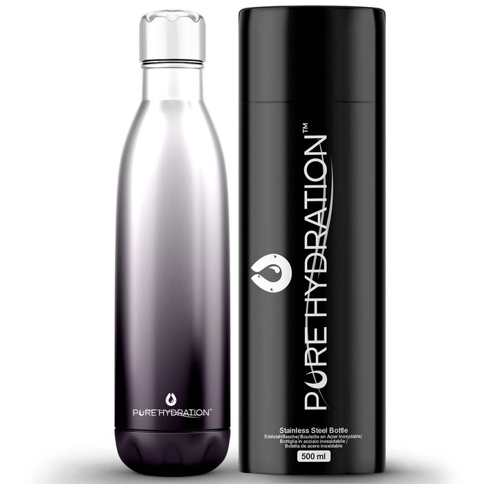 Stainless Steel Water Bottle 500ml - 12 Hours Hot & 24 Hours Cold Drinks