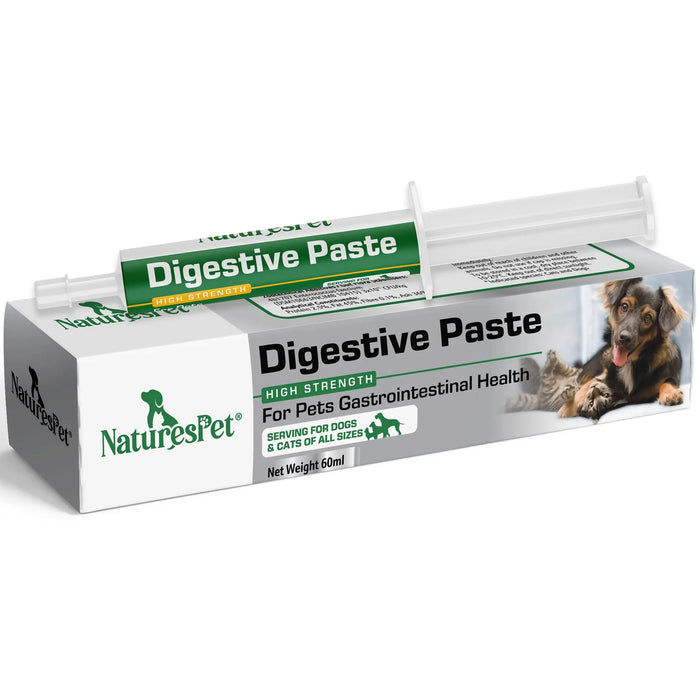 Digestive Care – 60ml Oral Paste for Pets – Probiotics and Prebiotics for Dogs and Cats Natures Pet