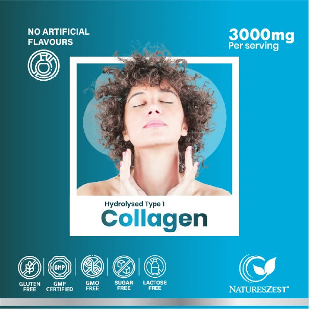 High Strength Marine Collagen for Skin, Hair & Joint Health Support – Collagen Complex 3000mg, 90 Tablets