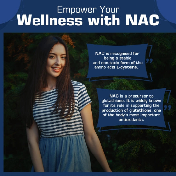 NAC Supplement for Liver Health, Detox & Immune Support – High Strength N-Acetyl-Cysteine 600mg, 120 Capsules