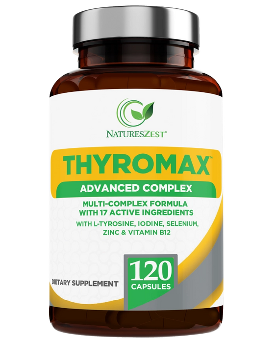 Thyroid Support Supplement for Energy, Metabolism & Hormone Balance Support – 120 Vegan Capsules for Women & Men
