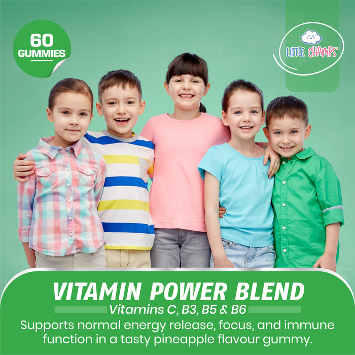 Probiotic & Vitamin Gummies for Kids, Tiny Tummies Supports Immune System, Mental Performance, Energy & Digestive Health