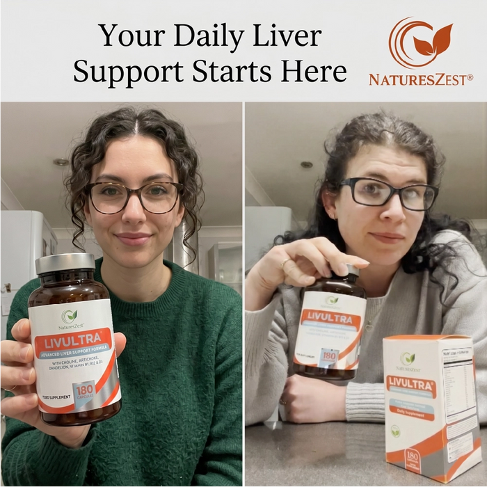 Liver Support Supplement for Detox & Nutrient Balance – LivUltra High Strength Formula with Key Botanicals, 180 Vegan Capsules