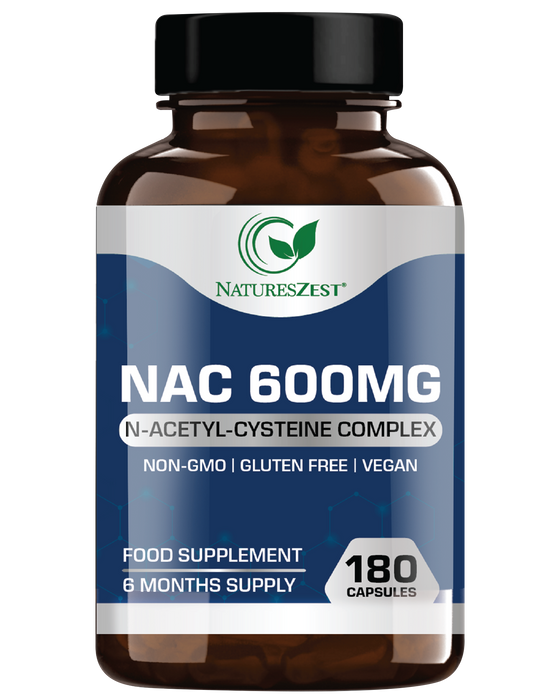 NAC N-Acetyl-Cysteine 600mg - High Strength NAC Supplement