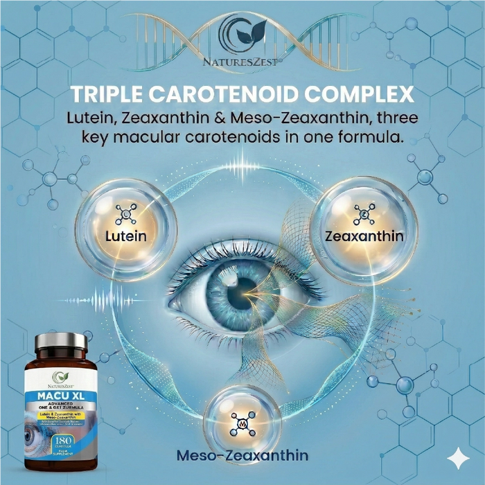 Eye Supplement for Vision & Macular Health – Macu XL with Lutein & Zeaxanthin for Eye Support