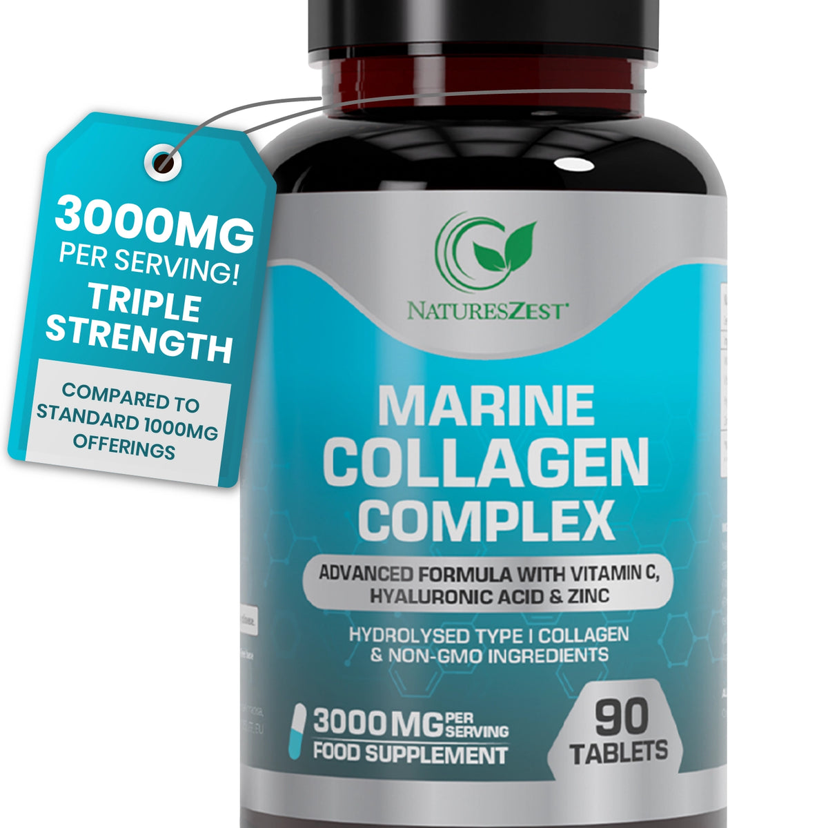 Marine Collagen Complex – 90 Tablets - Natures Zest