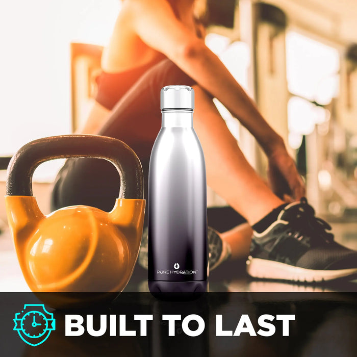 Stainless Steel Water Bottle 500ml - 12 Hours Hot & 24 Hours Cold Drinks