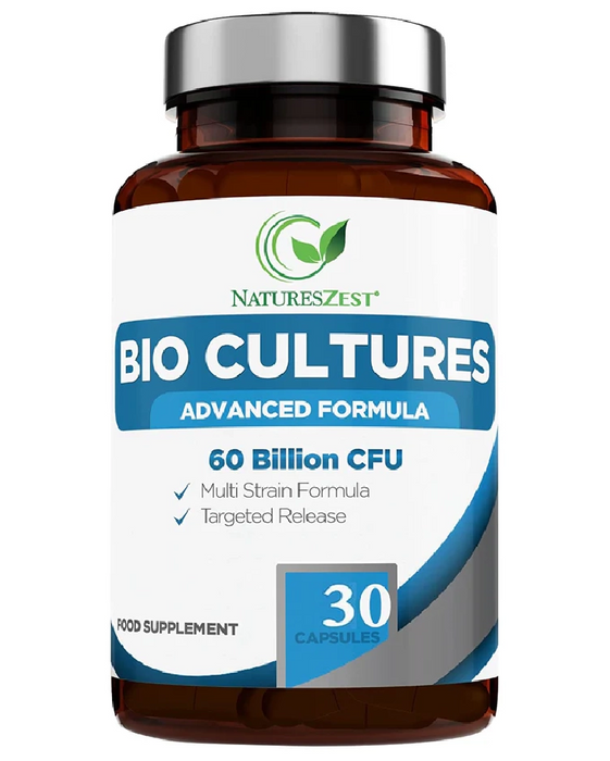 Advanced Daily Probiotic 60 Billion CFU for Digestive Balance Support – Multi-Strain Formula with Prebiotics, 180 Capsules