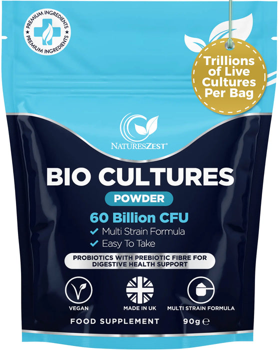 EXCLUSIVE SALE - SAVE NOW A WHOPPING 15% ON BIO CULTURES 60 BILLION CFU PROBIOTIC POWDER WITH PREBIOTICS 90G – ONLY THIS WEEK!