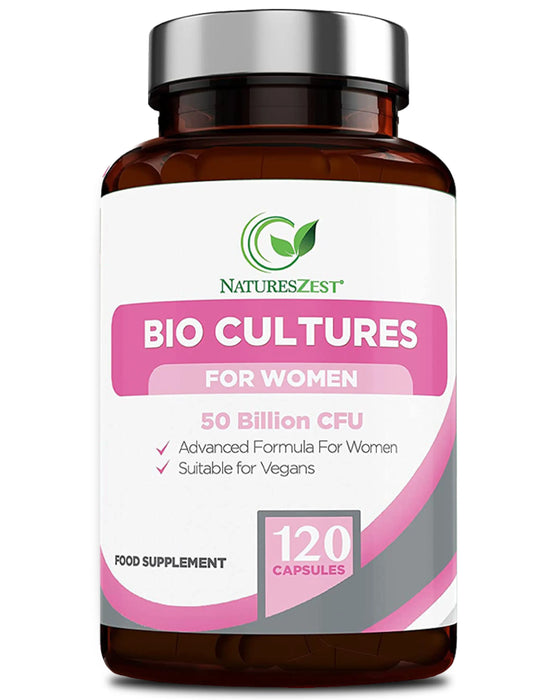 Women’s Probiotics for UTI, Gut & Digestive Support – 50 Billion CFU with Prebiotics, 4 Months’ Supply for Immune Support