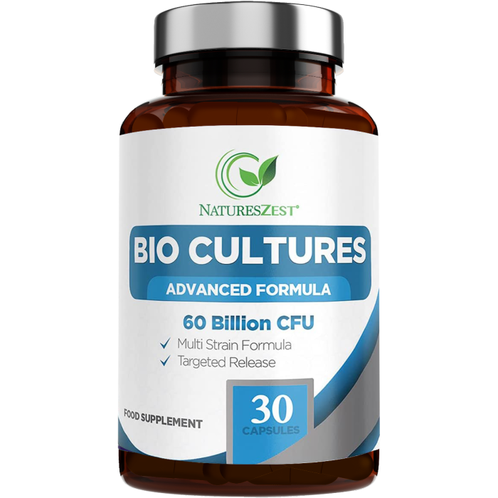60 Billion CFU Probiotics With Prebiotics 30 Capsules – 1 Months’ Supply
