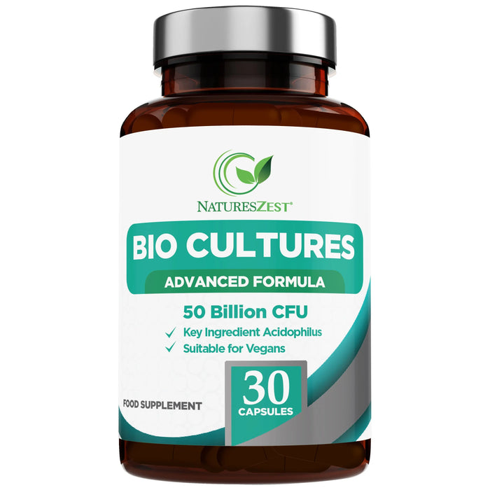 Probiotics 50 Billion Advance Formula 30 Capsules - 1 Months' Supply Trial Natures Zest