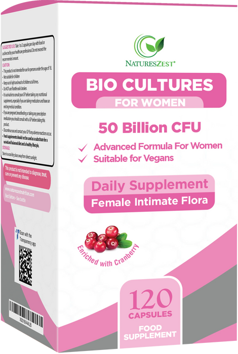 Womens Probiotics 50 Billion CFU With Prebiotics, 4 Months' Supply